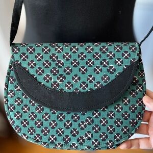 Indian Block Print Bag Small Purse Crossbody Shoulder Vintage Artisan Geometric